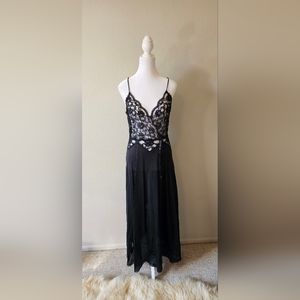 Frederick's of Hollywood Black Lace Chemise